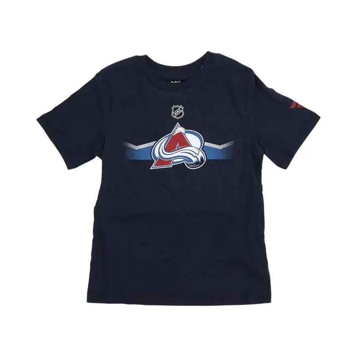 T-shirt Colorado Avalanche NHL Authentique Pro Logo pour enfant bleu marine