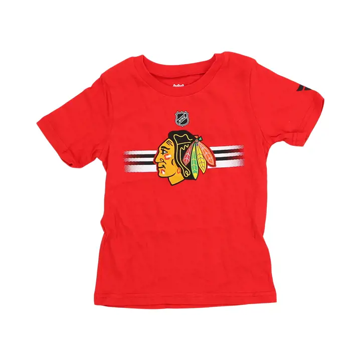 T-shirt authentique Pro Logo des Blackhawks de Chicago (LNH) pour tout-petits