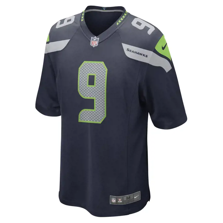 Maillot de match NFL SEAHAWKS 22 Kenneth Walker III bleu marine