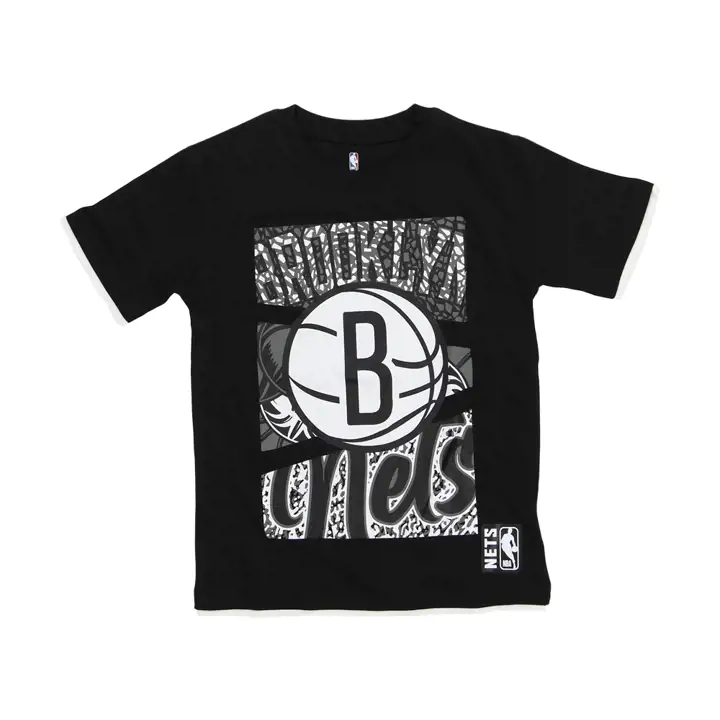 T-shirt Brooklyn Nets NBA Court Culture Junior noir