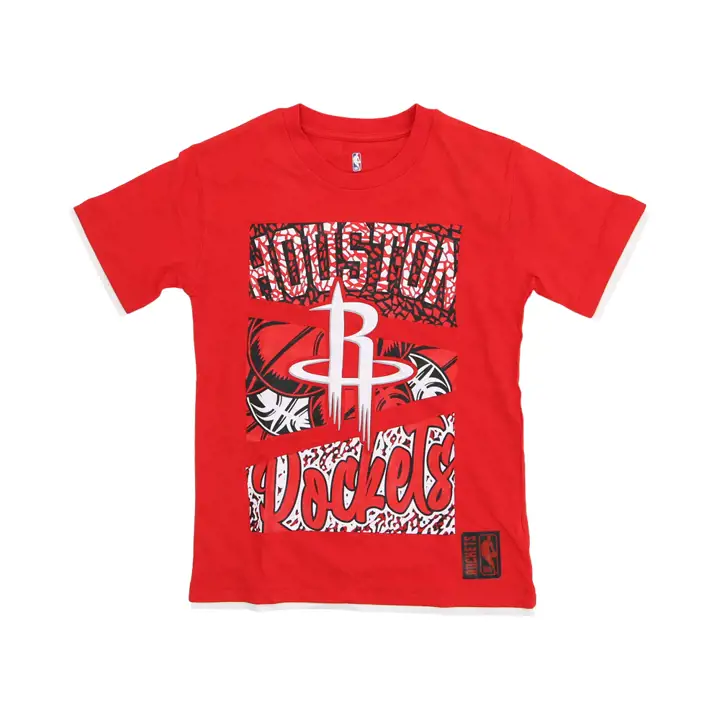 T-shirt rouge Houston Rockets NBA Youth Court Culture