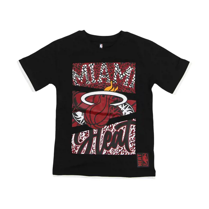 T-shirt Enfant Miami Heat NBA Court Culture rouge
