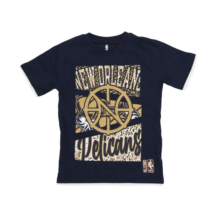 T-shirt marine New Orleans Pelicans NBA Youth Court Culture