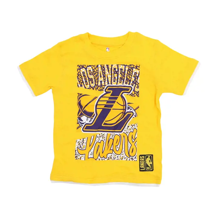 T-shirt Enfant Court Culture NBA Los Angeles Lakers  Jau