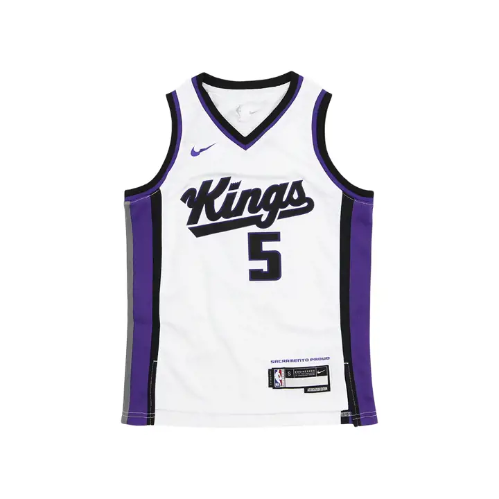 Maillot Swingman Kings NBA Jeunesse DeAaron Fox Blc