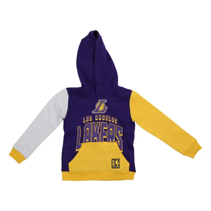 Sweat à capuche enfant NBA Los Angeles Lakers Rim Shot   jaune