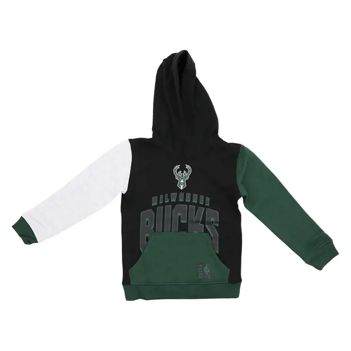 Milwaukee Bucks NBA Youth Rim Shot Hoodie vert