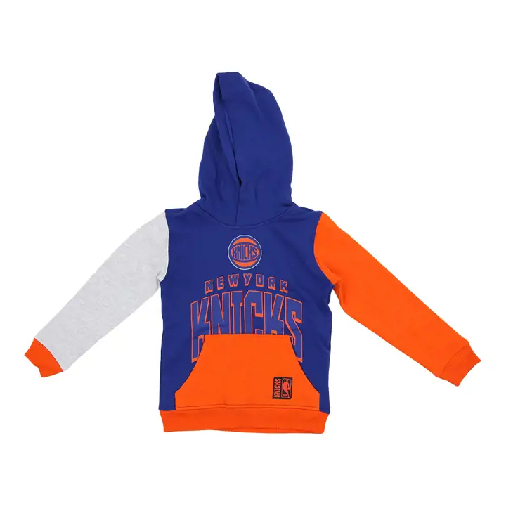 Sweat à capuche enfant NBA New York Knicks Rim Shot bleu