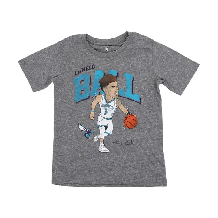 T-shirt Charlotte Hornets NBA Jeunesse Court Side Player Lamelo