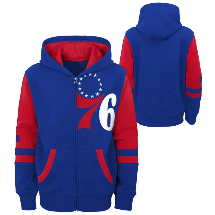 Philadelphia 76ers NBA Enfants "Straight To The League" Sweat à capuche zippé