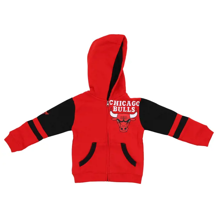 Sweat à capuche zippé rouge Chicago Bulls NBA Toddler Straight To The League