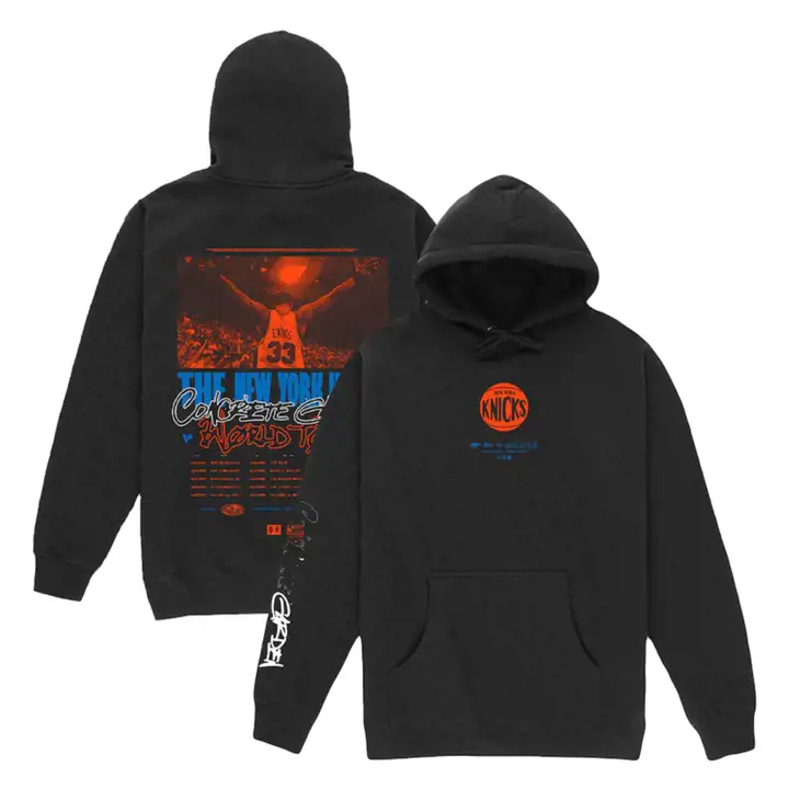 Sweat à capuche New York Knicks NBA World Tour blk