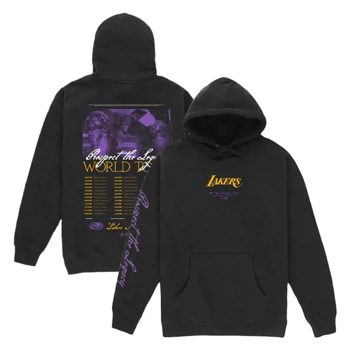 Sweat à capuche Los Angeles Lakers NBA World Tour noir