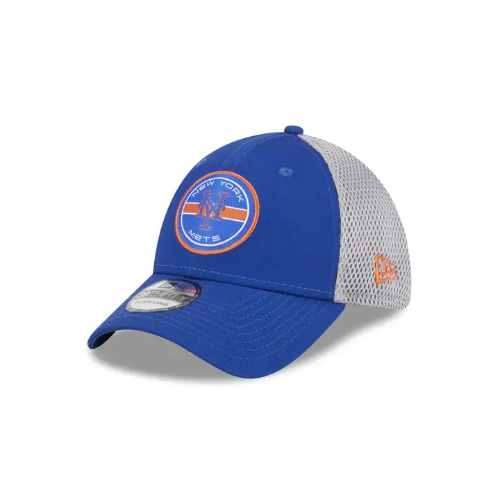 New York Mets MLB Circle Patch Neo rbl/ gry