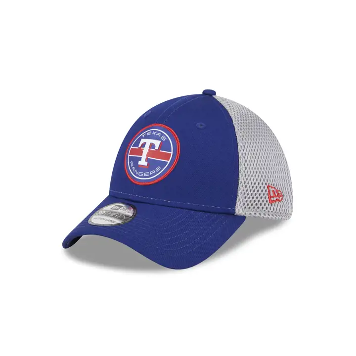 Texas Rangers MLB Patch Cercle Neo bleu foncé/gris