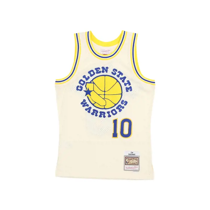 Maillot Swingman Golden State Warriors NBA Broderie au point de chaînette Tim Ha