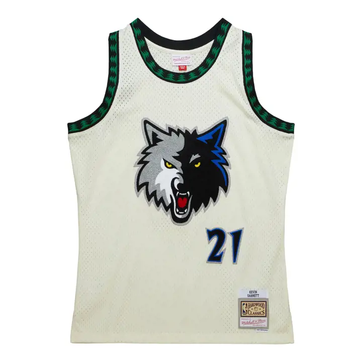 Maillot Swingman Kevin des Minnesota Timberwolves NBA à surpiqûres en chaîne