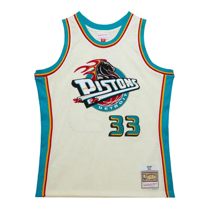 Maillot NBA Swingman « Chainstitch » des Detroit Pistons Grant Hill