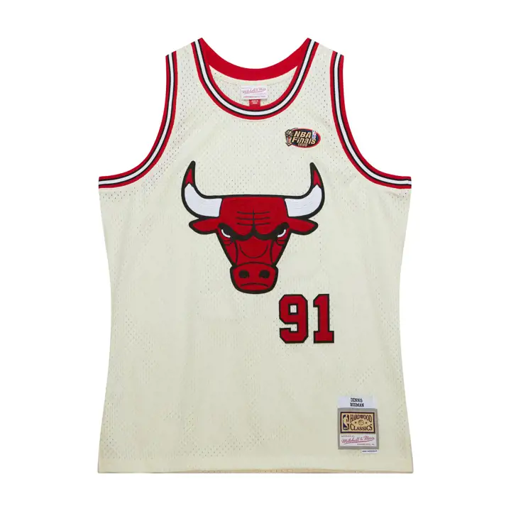 Maillot Chicago Bulls NBA Chainstitch Swingman Dennis Rodman