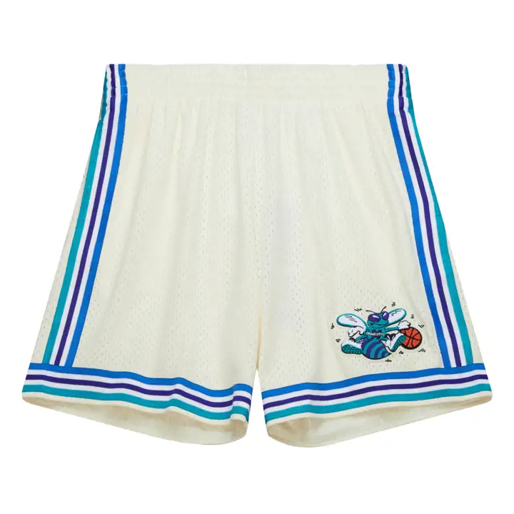 Short de basket NBA Charlotte Hornets Swingman chaîne ivoire
