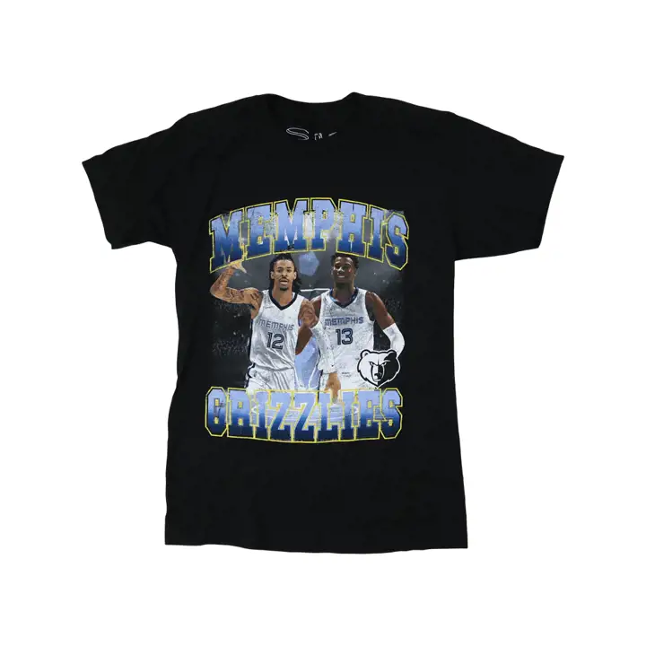 T-shirt Memphis Grizzlies NBA Duo de joueurs noir