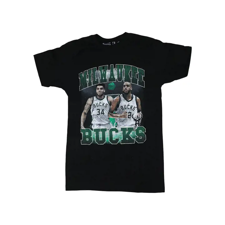 T-shirt Duo Joueurs NBA Milwaukee Bucks N.