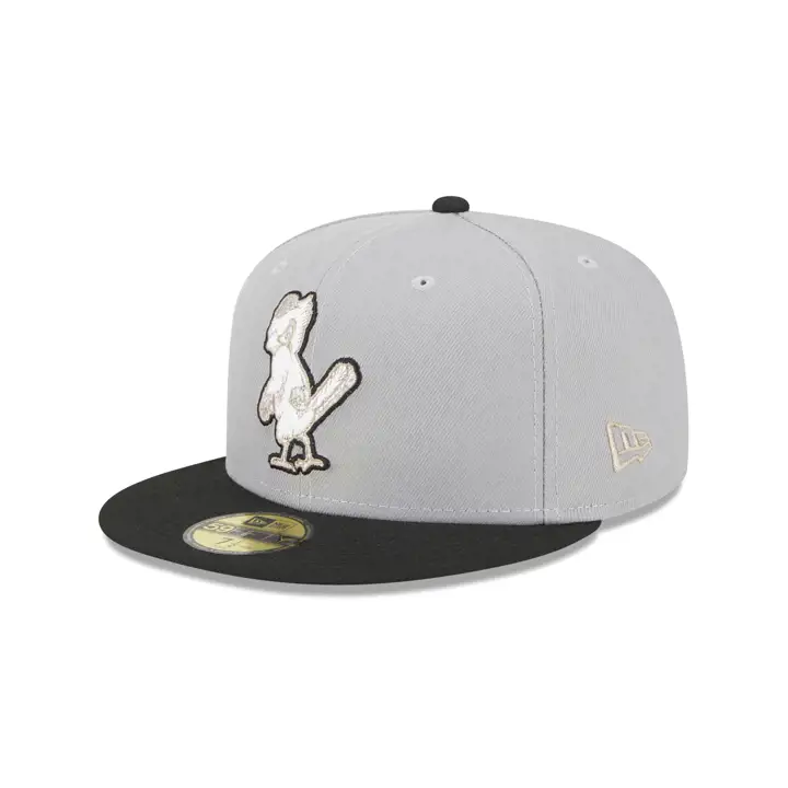 Casquette St. Louis Cardinals MLB Logo Cuir 59FIFTY GRIS/NOIR/GRIS