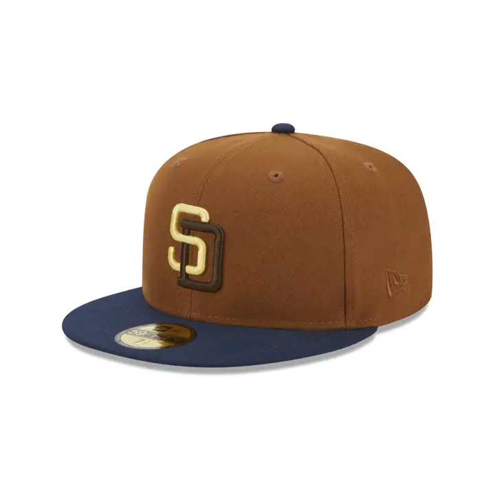Casquette 59FIFTY MLB San Diego Padres Grizzly Bear marron/bleu/ivoire