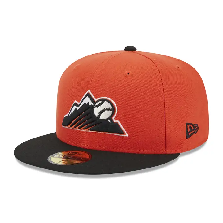 Colorado Rockies MLB Qias 59FIFTY ORG/BLK/IVO