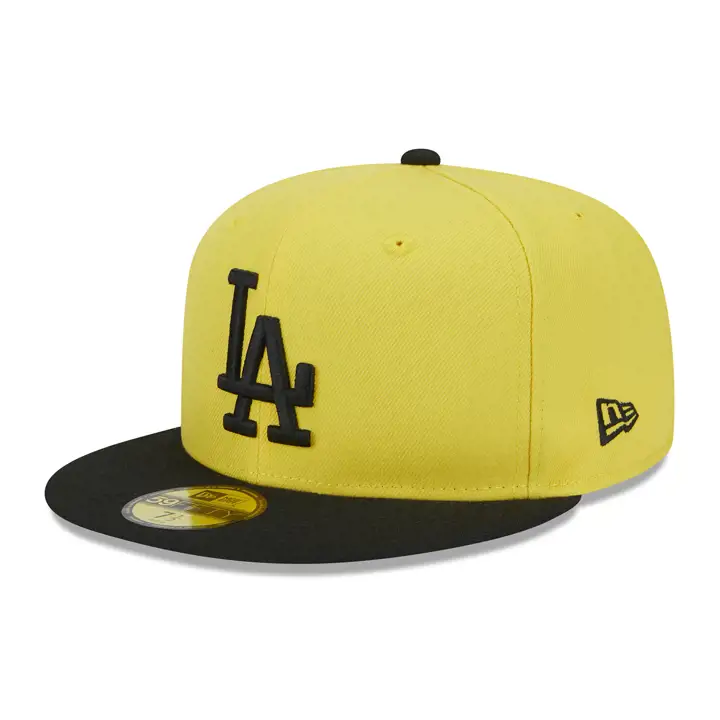 Los Angeles Dodgers MLB Casquette 59FIFTY Jaune/Noir/Rouge