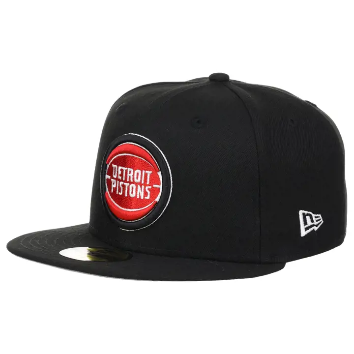 Detroit Pistons NBA BRED 59FIFTY NOI/NOI/GRI