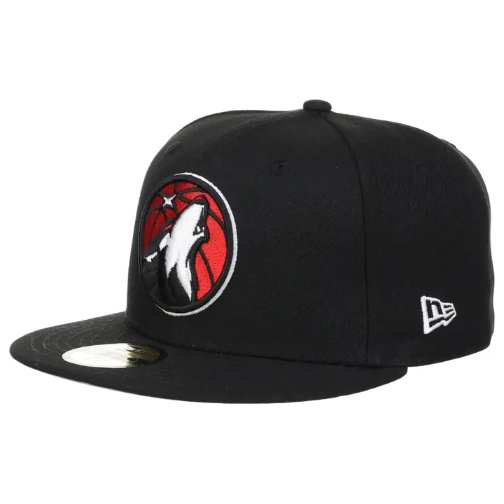 Minnesota Timberwolves NBA BRED 59FIFTY BLK/BLK/GRY