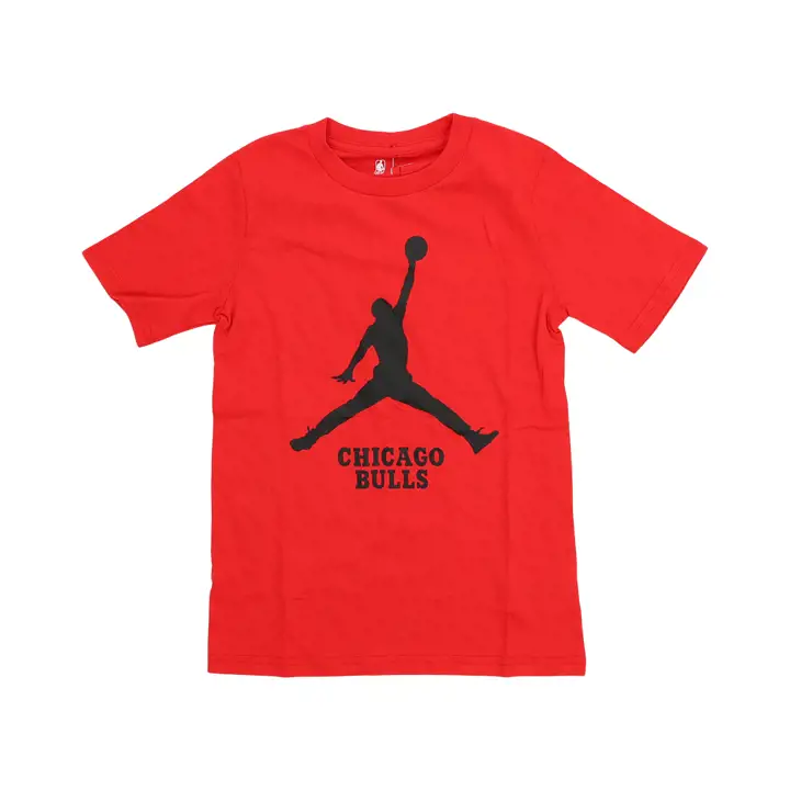 T-shirt Chicago Bulls NBA Jumpman rouge pour jeune