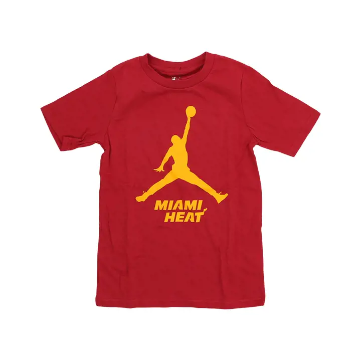 T-shirt Jordan pour jeune NBA Miami Heat rouge