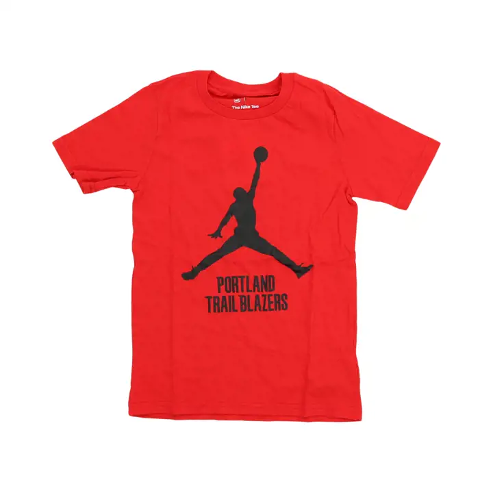 T-shirt rouge Jumpman NBA pour jeune Portland Trail Blazers
