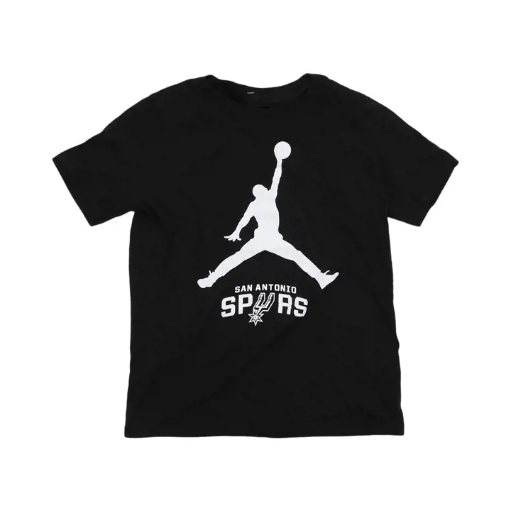 T-Shirt San Antonio Spurs NBA Jumpman Youth - Noir