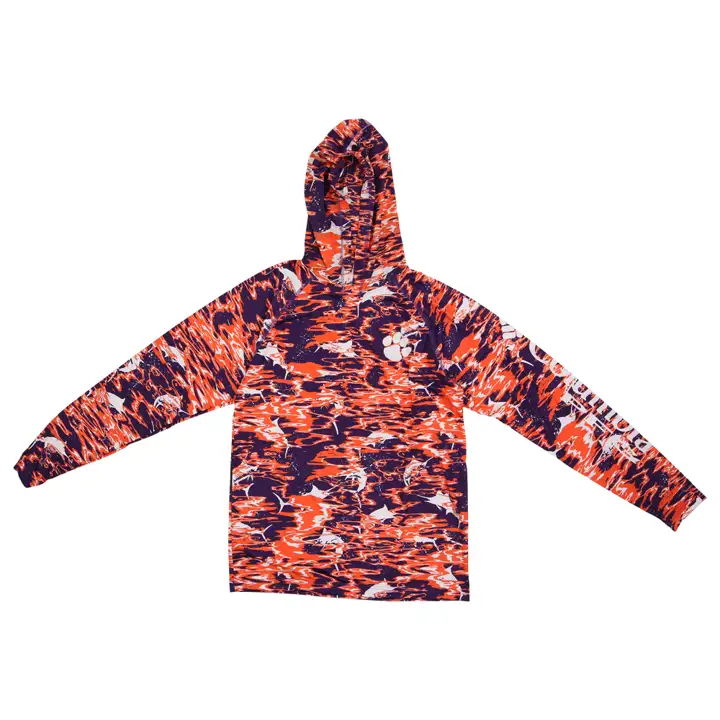 Clemson Tigers Super Terminal Tackle Capuche pur