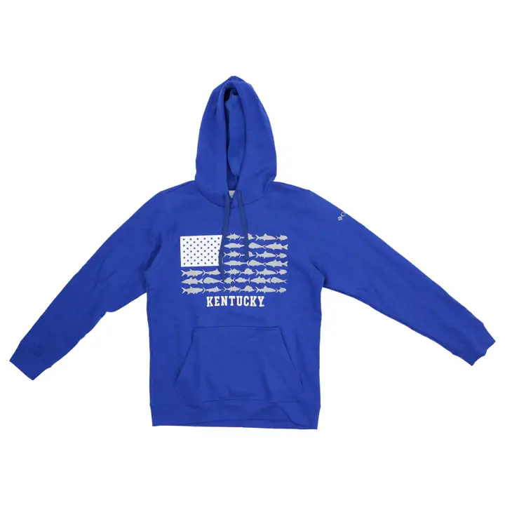 Kentucky Wildcats CLG PFG Fish Flag II Hoodie rbl