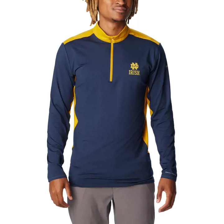 Notre Dame Fighting Irish CLG Tech Trail 1/4 Zip marine