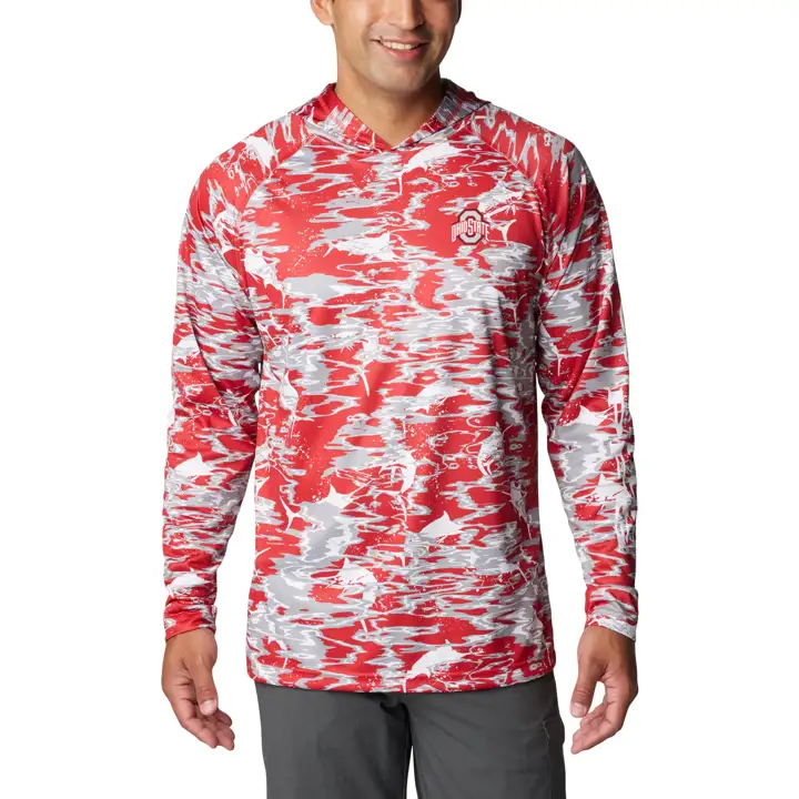 Chandail à capuchon rouge Ohio State Buckeyes Super Terminal Tackle