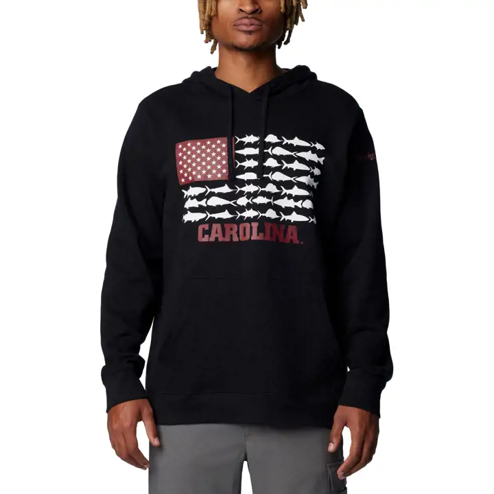 South Carolina Gamecocks CLG PFG Fish Flag II Hoodie noir