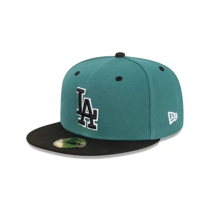 Los Angeles Dodgers MLB Black Pine AUS 59FIFTY vert foncé