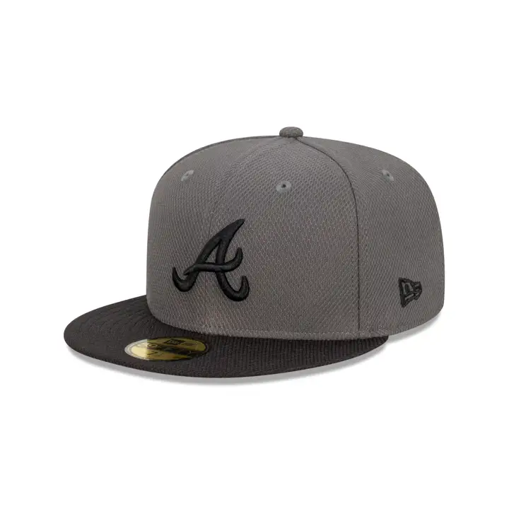 Casquette 59FIFTY Atlanta Braves MLB Diamond Era Storm AUS grise