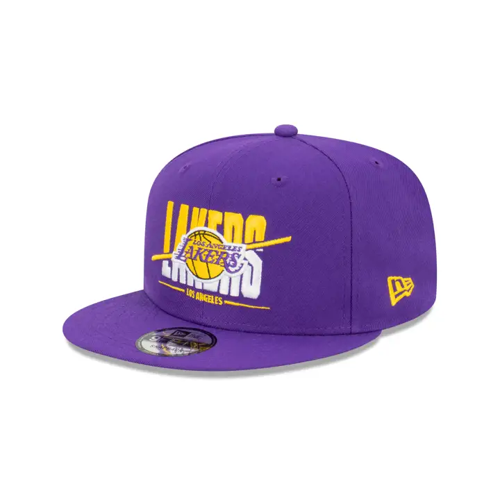 Casquette 9FIFTY à logo Los Angeles Lakers NBA Sliced AUS pur