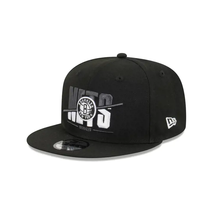 Casquette Brooklyn Nets NBA Logo Sliced AUS 9FIFTY noire