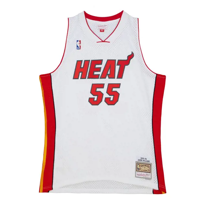 Maillot HEAT M&N Swingman Jason Williams BLANC