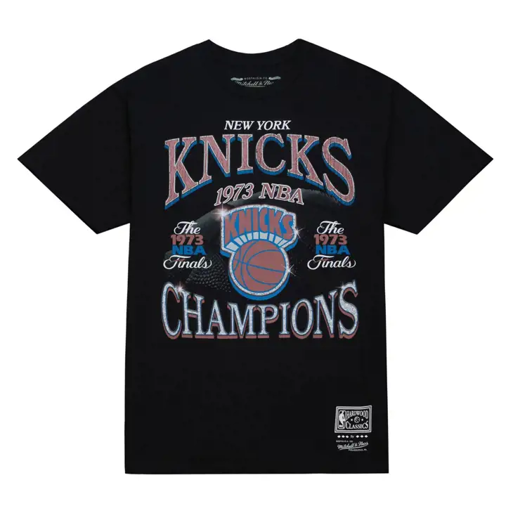 T-shirt Knicks NBA Champions Era SS Noir
