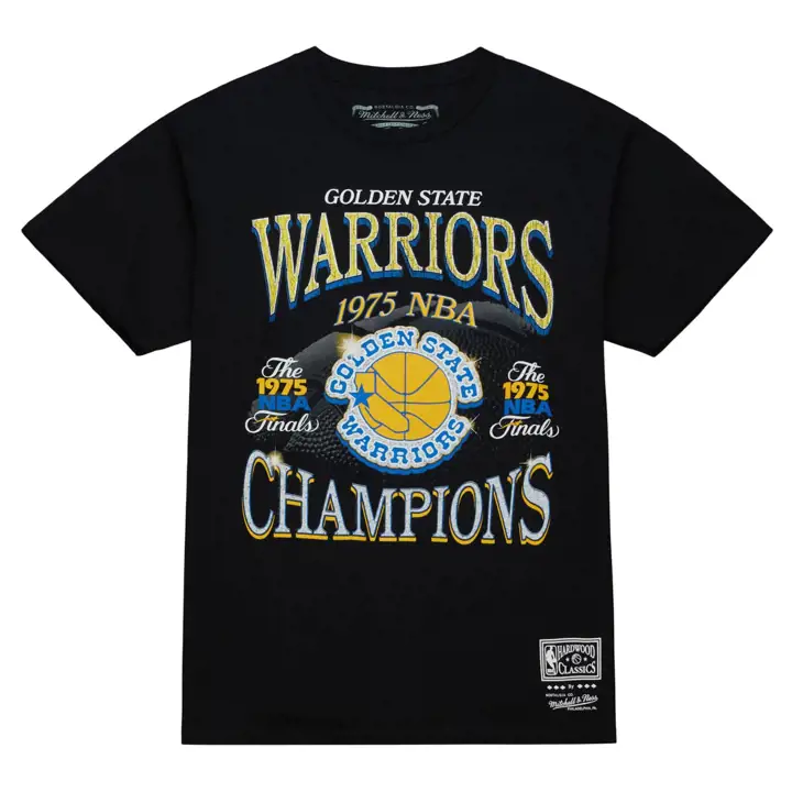 T-Shirt NBA Champions WARRIORS Era SS NOIR