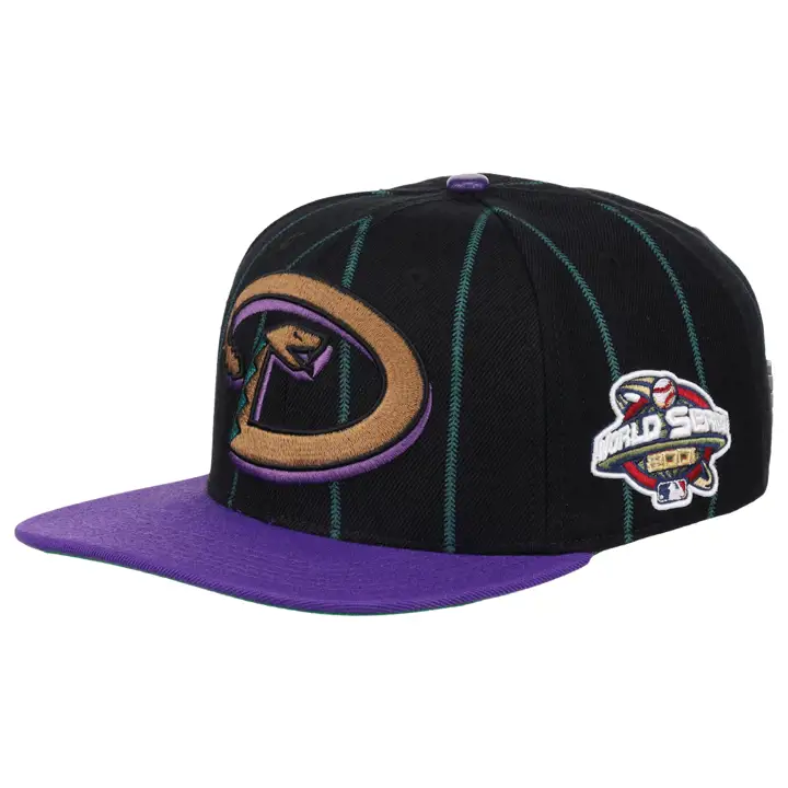 Casquette snapback à rayures MLB Pro Arizona Diamondbacks MARINE/ROUGE/VERT