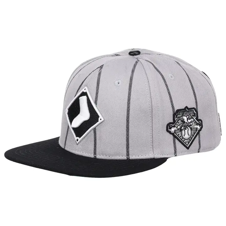 Chicago White Sox Casquette ajustable MLB Pro Rayée GRIS/NOIR/VERT